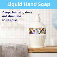 Savon liquide pour les mains en verre de luxe Dubaï vente en gros 20l personnalisé pétale lavage des mains savon liquide nature