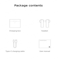 Pour Xiaomi Redmi Airdots 2 Pro 2S Écouteurs TWS BT5.0 Mi True Wireless Earphone 2 Contrôle vocal intelligent LHDC Contrôle tactile Double MIC ENC