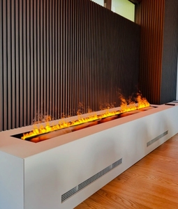 Cheminée à vapeur électrique OEM ODM sans chauffage, insert de luxe moderne <span class=keywords><strong>d</strong></span>écoratif intérieur 1800mm 3D Cheminée à vapeur - Product Image 3