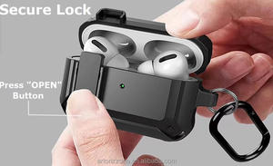 Funda para auriculares de alta calidad, accesorio con gancho para <span class=keywords><strong>Airpods</strong></span> pro y <span class=keywords><strong>Airpods</strong></span> series, <span class=keywords><strong>2021</strong></span> - Product Image 4