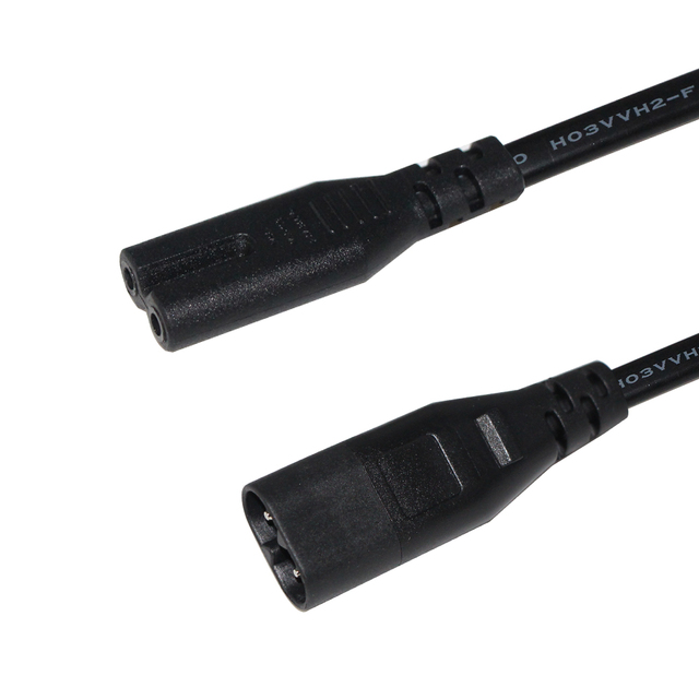 15ft Long Cable IEC C7 Female to C8 Male 8 Figure AC Power Extension Cord