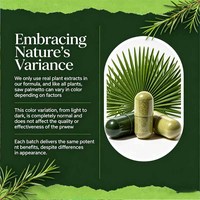 Capsules de Palmier Nain de Fabrique : Soutien à la Santé Capillaire, Bien-être Urinaire, Santé de la Prostate Masculine – Complément Herbal de Palmier Nain