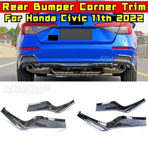 Car Rear Bumper Lip Splitter Body Kit For Honda Civic Thai Edition 11th 2022 Bumper <b>Protector</b> <b>Corner</b> Trim Car Accessories - Product Image 2