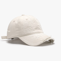 Gorra Deportiva con Logotipo Bordado Personalizado, Gorras de Béisbol Desestructuradas de Moda, Gorras de Béisbol de Mezclilla Lavada