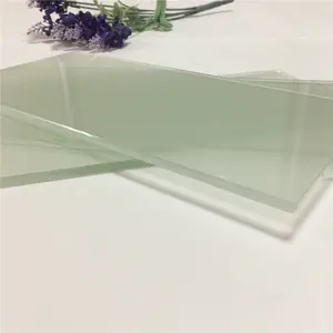 Usine de verre personnalisée Portes de douche intérieures en verre trempé gravé à l'acide de haute qualité avec certification EN12150 - Product Image 1