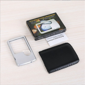 Lupa rectangular ultrafina, luz LED 3-6x, lente óptica de resina portátil, lupa para madre e hija, alta definición - Product Image 2