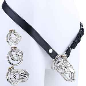 FRRK SMLサイズ <span class=keywords><strong>BDSM</strong></span> 貞操帯 コックケージ 内蔵ロック ロールプレイング 卸売 大人のおもちゃ 男性用 ゲイ ペニス 禁欲 貞操ベルト - Product Image 1