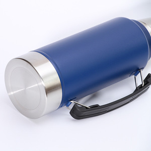 Acero inoxidable <span class=keywords><strong>1000ml</strong></span> 1400ML Clásico Vacío Aislado Boca ancha Camping Viaje Botella verde Termo Taza Mantener caliente y frío - Product Image 4