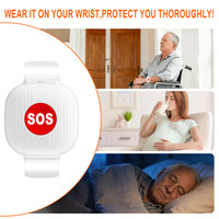 Botón de Emergencia SOS con WiFi, Pulsera Inteligente con Alerta de un Clic, Dispositivo para el Cuidado de Personas Mayores, Compatible con Tuya Smart Life