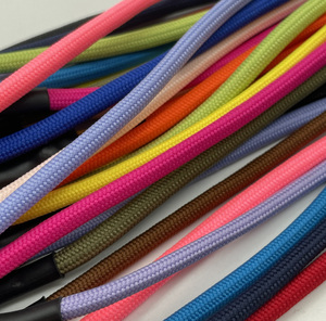 สายเชือกโพลีเอสเตอร์4-5มม. พร้อมปลายพลาสติกสำหรับกางเกงสายถักโพลีเอสเตอร์สำหรับเสื้อฮู้ด - Product Image 5