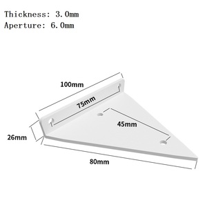 دعامة رف مخفي لأرفف الخدمة الشاقة ذاتية الصنع قوس حديد لتزيين الجدران المعدنية في المزرعة - Product Image 5