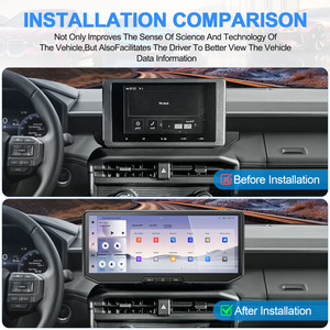 วิทยุติดรถยนต์ Navihua รุ่นใหม่ล่าสุด ขนาด 12.3 นิ้ว ระบบ Android พร้อม GPS มัลติมีเดีย DSP รองรับ Carplay และ Android Auto เครื่องเล่น DVD ในรถยนต์ สำหรับ Toyota Hilux ปี 2026 - Product Image 2