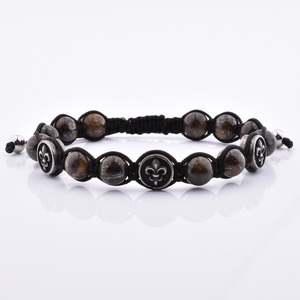 Precios <span class=keywords><strong>de</strong></span> Fábrica, Pulsera Yitenong para <span class=keywords><strong>Hombre</strong></span>, Estilo Punk, Calavera <span class=keywords><strong>de</strong></span> Acero Inoxidable 316L, Alto Pulido, <span class=keywords><strong>Cordón</strong></span> <span class=keywords><strong>de</strong></span> Macramé Ajustable - Product Image 5