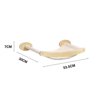 Pet Wall-mounted Climbing Shelf Set <strong>Kitten</strong> Perch Cat Wall Shelves With <strong>Scratching</strong> <strong>Post</strong> Jumping Cat Platform Hammock - Product Image 5