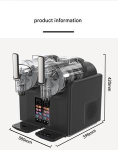 <span class=keywords><strong>Machine</strong></span> <span class=keywords><strong>à</strong></span> slush industrielle automatique <span class=keywords><strong>à</strong></span> 2 réservoirs en acier inoxydable pour la fabrication de slush glacé <span class=keywords><strong>à</strong></span> domicile ou en entreprise - Product Image 2