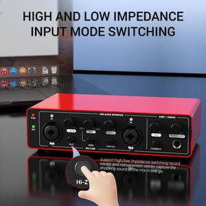 짐홈 신제품 ZS35U 2채널 192Khz 24비트 USB 사운드 오디오 인터페이스 - Product Image 6