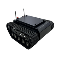 Vente Flash Moteur Réducteur DC à Balais Xingqi en Acier à Haute Teneur en Carbone, Châssis Tout-Terrain à Chenilles en Caoutchouc, Capacité de Charge de 30 kg