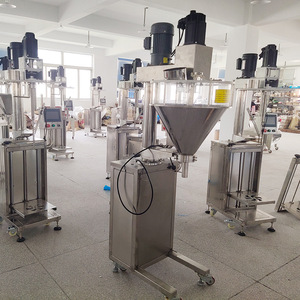 Máy đóng gói bột khô bán tự động, máy đóng gói bột mỹ phẩm, hóa chất, máy định lượng cân, máy đóng gói bột dạng vít - Product Image 6