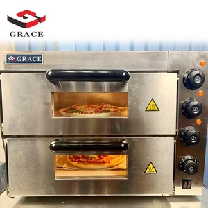 เตาอบพิซซ่าเชิงพาณิชย์แบบสองชั้นสองถาดไฟฟ้า - Product Image 3
