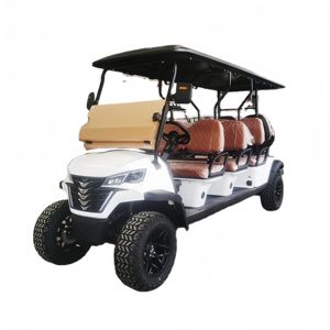 Customizable 6-seat Redesigned Electric Luxury Golf Cart with Off-road Style Tires and <b>70</b>-90km Driving Range - Product Image 1