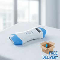 Medizinisches 128-Elemente Doppelkopf-Farbdoppler Mini WLAN Veterinär-Diagnosegerät Drahtloser Ultraschall-Scanner mit Drei Sonden
