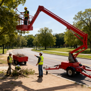 Self-Propelled Repair Aerial Work Trucks With Curved <b>Arm</b> Lifts Hydraulic <b>Crank</b>-<b>Arm</b> Platforms Boom Lifts - Product Image 3