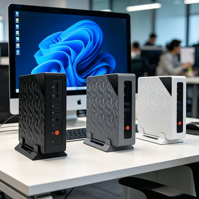 Intel I9 I7 I5 I3 Mini PC High Performance Mini Server DDR5 2K 4K Triple Display WiFi 6 for Office & Edge Computing