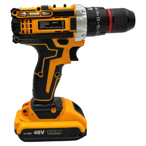 Dewai công suất cao hai đầu khoan tay đặt ba chức năng kim loại Chuck Lithium tác động khoan biến pin hộp làm việc bao gồm - Product Image 3