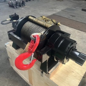 Treuil de récupération hydraulique de 10, 15, 20, 25 et 30 tonnes avec engrenage planétaire à 2 étages pour travaux de dépannage lourds - Product Image 1