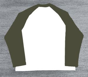 270gsm zwaargewicht heren raglan shirt met lange mouwen, custom print, lange mouw t-shirt heren, 100% katoen, unisex - Product Image 4