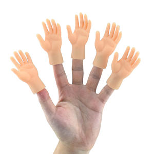 Mini plástico manos y pies humanos niños historia diversión dedo marioneta juguete gato masajeador dedo Juguetes - Product Image 5
