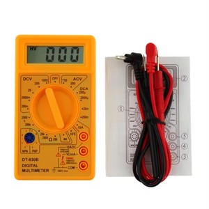 มัลติมิเตอร์ดิจิตอล DT-830B คุณภาพสูง สำหรับเครื่องมือทดสอบ พร้อมฟังก์ชั่นทดสอบแบตเตอรี่และเสียงเตือน - Product Image 5
