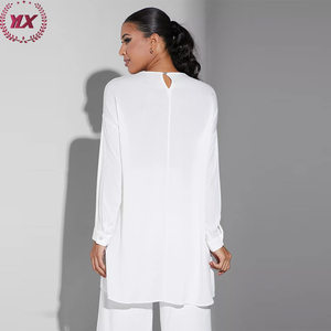 <span class=keywords><strong>Vestiti</strong></span> all'ingrosso della <span class=keywords><strong>turchia</strong></span> 2022 ultimo stile semplice camicetta araba a maniche lunghe elegante Top musulmano abbigliamento islamico a Dubai - Product Image 4