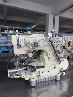 Machine à coudre industrielle à grande vitesse RONMACK RM-8700-FL à point de chaînette, alimentation manuelle, composants essentiels du moteur à engrenages