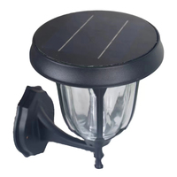 Lumière extérieure de pilier de porte de colonne à énergie solaire de post-montage en aluminium ip65 imperméable