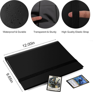 Classeur pour cartes à collectionner 9 pochettes, capacité 360 cartes, album photo pour collection <span class=keywords><strong>de</strong></span> cartes <span class=keywords><strong>de</strong></span> <span class=keywords><strong>jeux</strong></span> et <span class=keywords><strong>de</strong></span> sport - Product Image 2