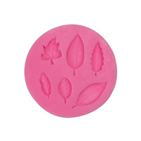 XGY-184 benutzer definierte 3D-Blattform Silikon kuchen Dekorieren Schokolade DIY Silikon Fondant form. Verschiedene Blatt Silikon formen gemacht