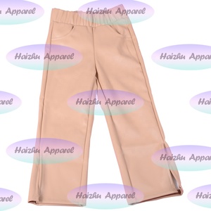 Pantalones Anchos de Cintura Alta para Chicas, Talla Grande, de Piel Sintética Suave, Estilo Hip Hop, con Cintura Elástica - Product Image 2