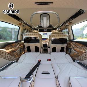 कार्राइड विटो पोर्टेबल प्रीमियम mpv रीस्टाइल हीटल डायमंड चमड़े के लाउंज सीट लकड़ी ट्रिम पैनारोमिक छत ओवरहेड स्क्रीन शांत - Product Image 1