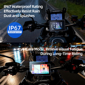 Nueva Pantalla de Navegación para Motocicleta JMC de 5 Pulgadas, Montaje Frontal, IP67 Impermeable, IPS, Resolución 858x480, WiFi, BT5.0, Android Auto Inalámbrico - Product Image 5