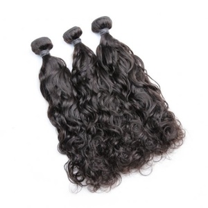 Guangzhou Guarantee Hair 9a Grade Brazilian Water Wave With Frontal Human Remy Hair - Product Image 2