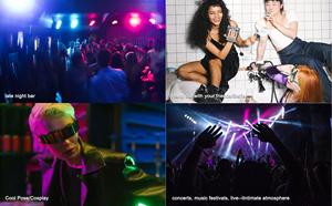 Tương lai Vòng 7 màu LED <span class=keywords><strong>Light</strong></span>-Up cyberpunk Kính Điện tương lai Visor với pin sáng mắt cho các bên & vui vẻ mặt nạ - Product Image 5