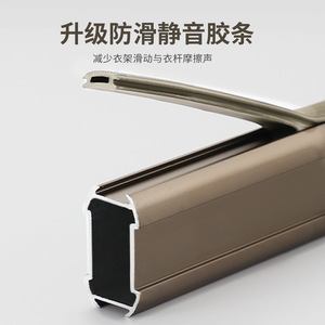 Wardrobe Hanging Rod Sofia Clothes Rod Non Detachable Wall Mount <b>Hardware</b> Accessories Drawer Use - Product Image 5