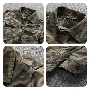 Camicia tattica mimetica personalizzabile traspirante su tutto stampato Jens per camicie uomo Plus Size da uomo - Product Image 6