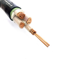 Cable eléctrico YJV Cable 0,6/1kv Conductor de cobre de bajo voltaje medio Material de aislamiento XLPE certificado