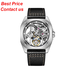 นาฬิกาข้อมือจักรกลไขลานกันน้ำ รุ่นหรูหรา คริสตัลแซฟไฟร์ GFL-7066G - Product Image 6