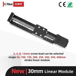 Umot mini 150 mét độ chính xác cao điện DC tuyến tính hướng dẫn đường sắt chéo thiết bị truyền động hệ thống với động cơ bước t bóng vít mô-đun chuyển động - Product Image 2