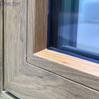 Offre Spéciale américain Double trempé clair/teinté verre Upvc fenêtres ouverture vers l'intérieur inclinaison tourner conception persienne rideau pour Villa/hôtel