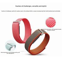 Bracelet de montre en nylon personnalisé avec logo pour Google Fitbit Air, bracelet sport tressé, réglable, respirant, bracelet de remplacement