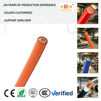 Superflexibles Blau-Orange-Schwarzes Schweißkabel Elektrischer Kupferdraht Ein- oder Zweischichtig 10mm 25mm 35mm 50mm 70mm 95mm